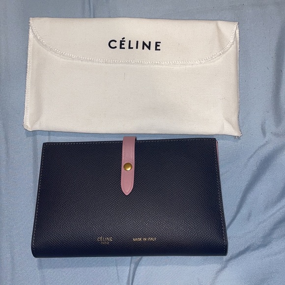 Celine Bicolor Long Strap Wallet - Picture 2 of 5